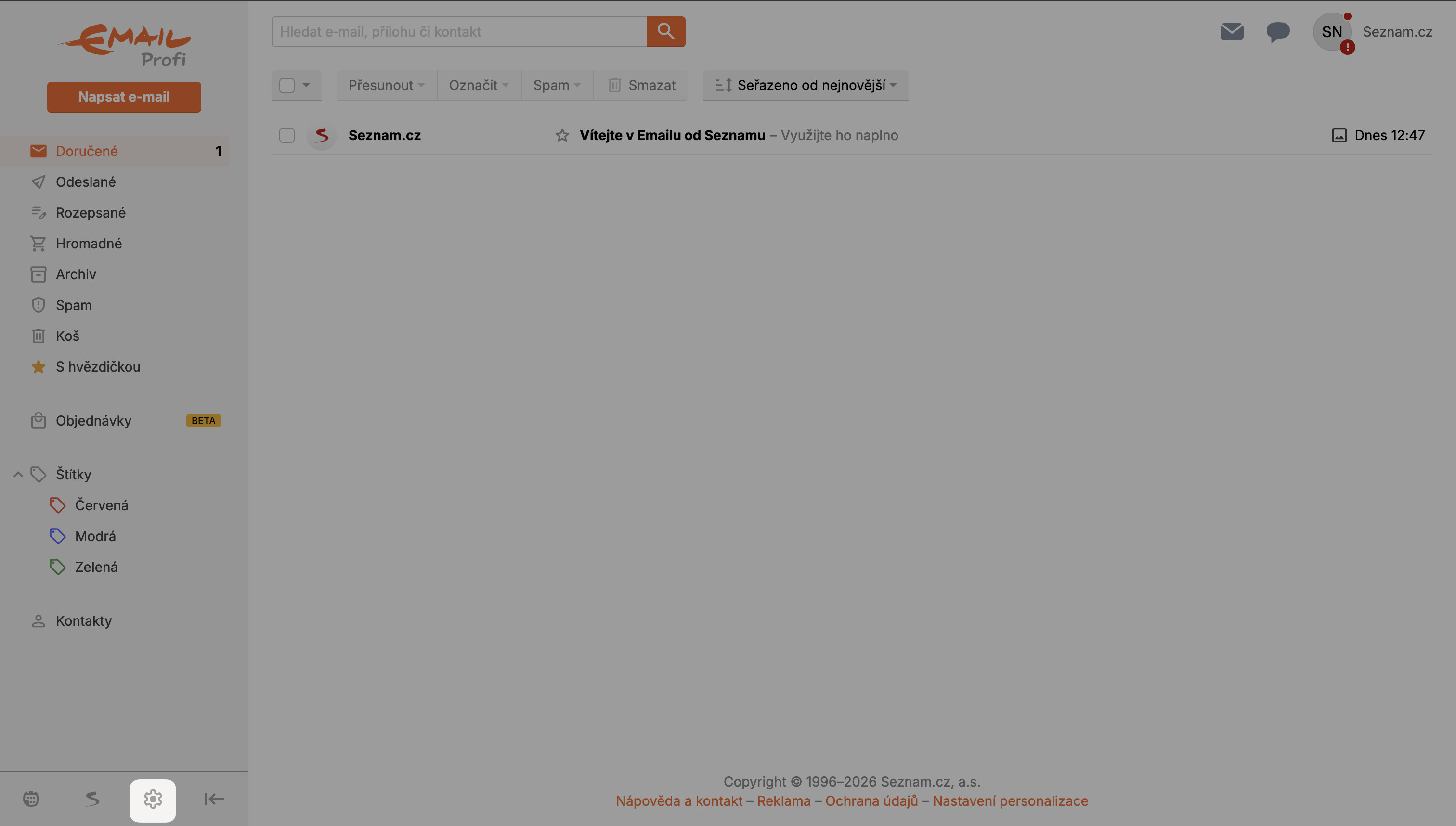 Firemní e-mail na vlastní doméně